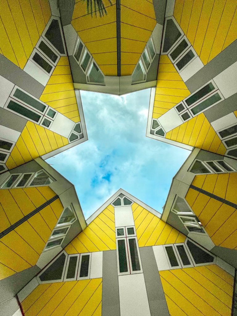 Yellow Cube house